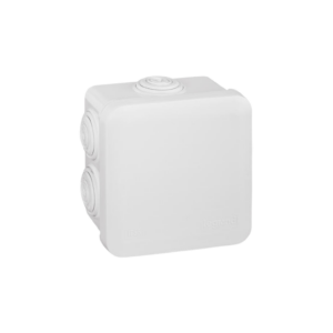 Boîte de dérivation 80 x 80 x 40mm 6 E - IP44 - IK07 GW 44 053