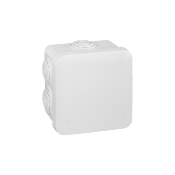Boîte de dérivation 80 x 80 x 40mm 6 E - IP44 - IK07 GW 44 053